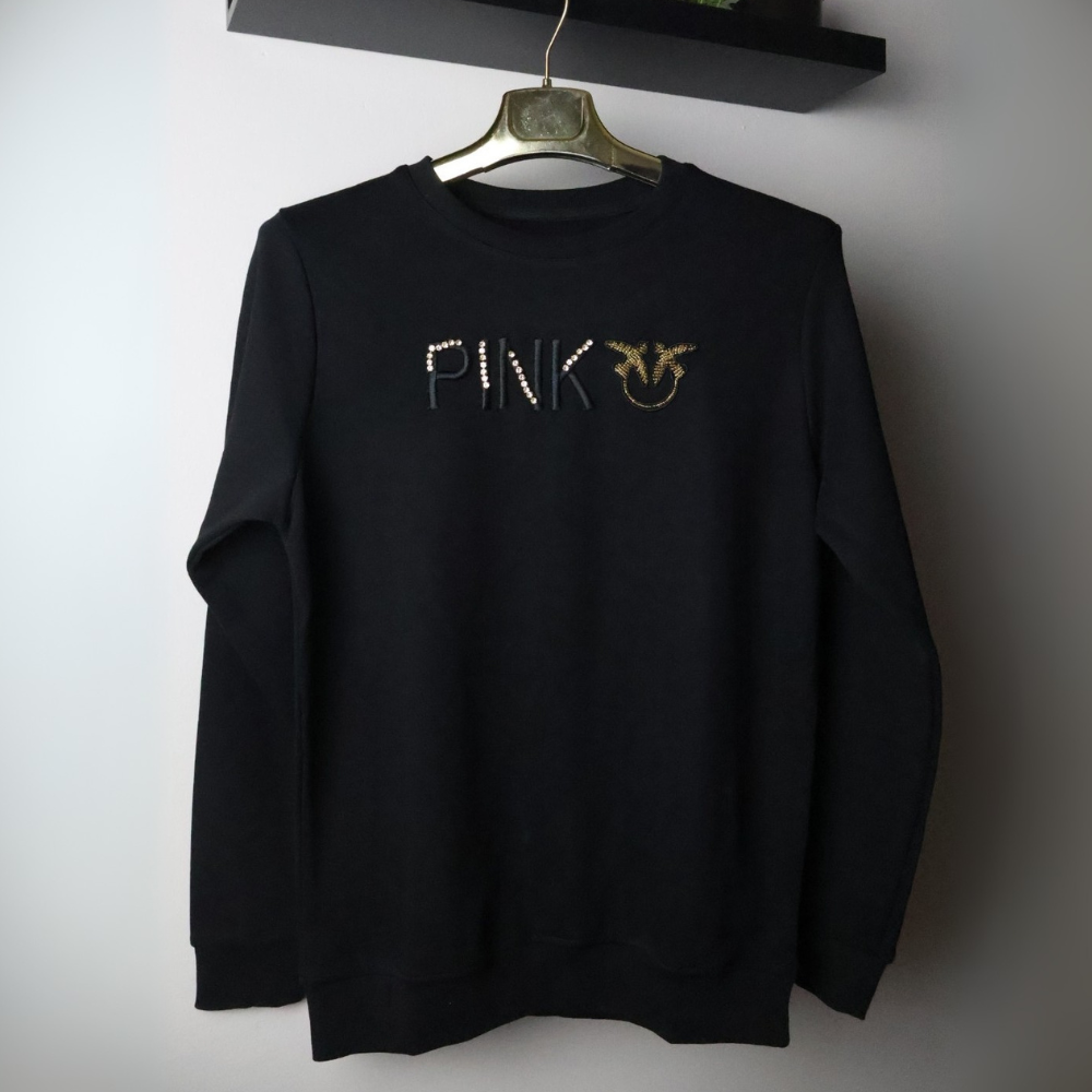 Pinko majica dugih rukava / Black / Black Logo