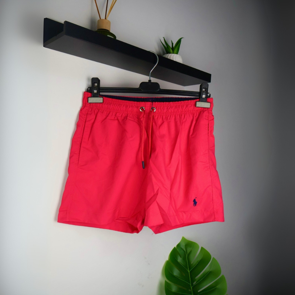 Saint Laurent kupaći / Dark Pink / Black Logo