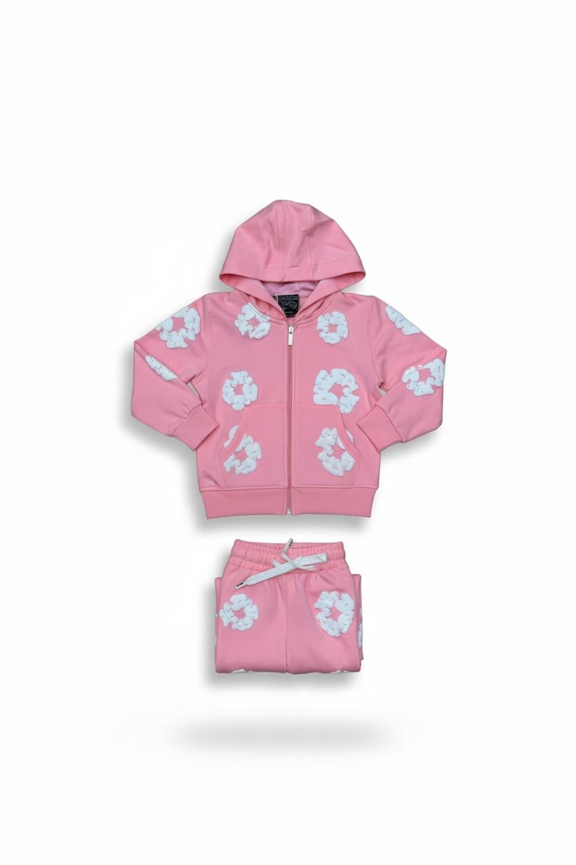 Komplet Denim Tears "Pink" Kids
