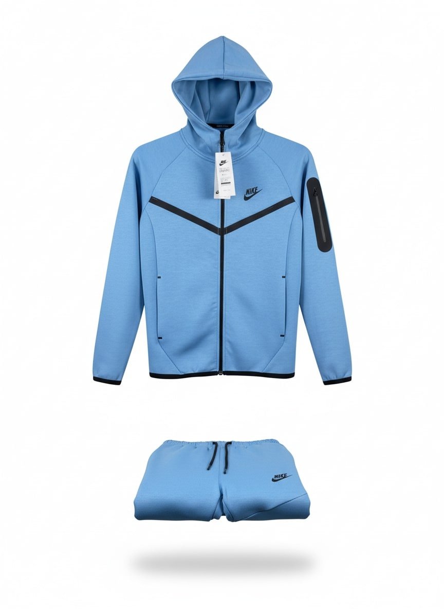 Komplet Nike Tech Fleece "Light Blue" Kids