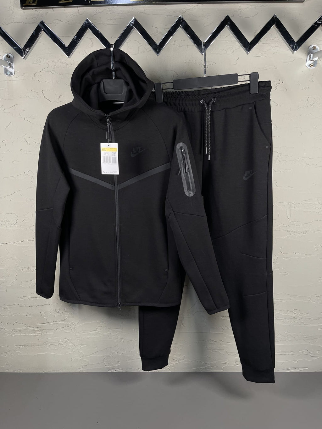 Komplet Nike Tech Fleece "Black"