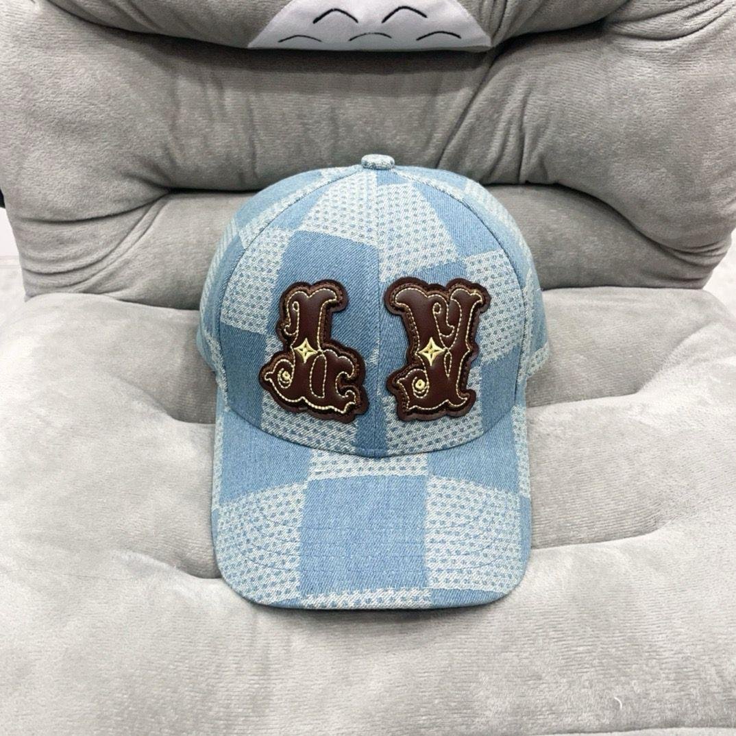Louis Vuitton denim kapa svijetlo plava