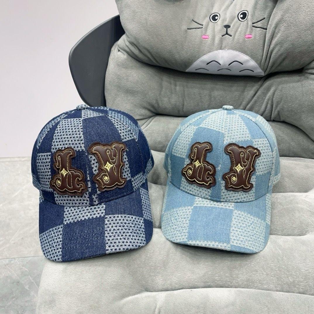 Louis Vuitton denim kapa svijetlo plava