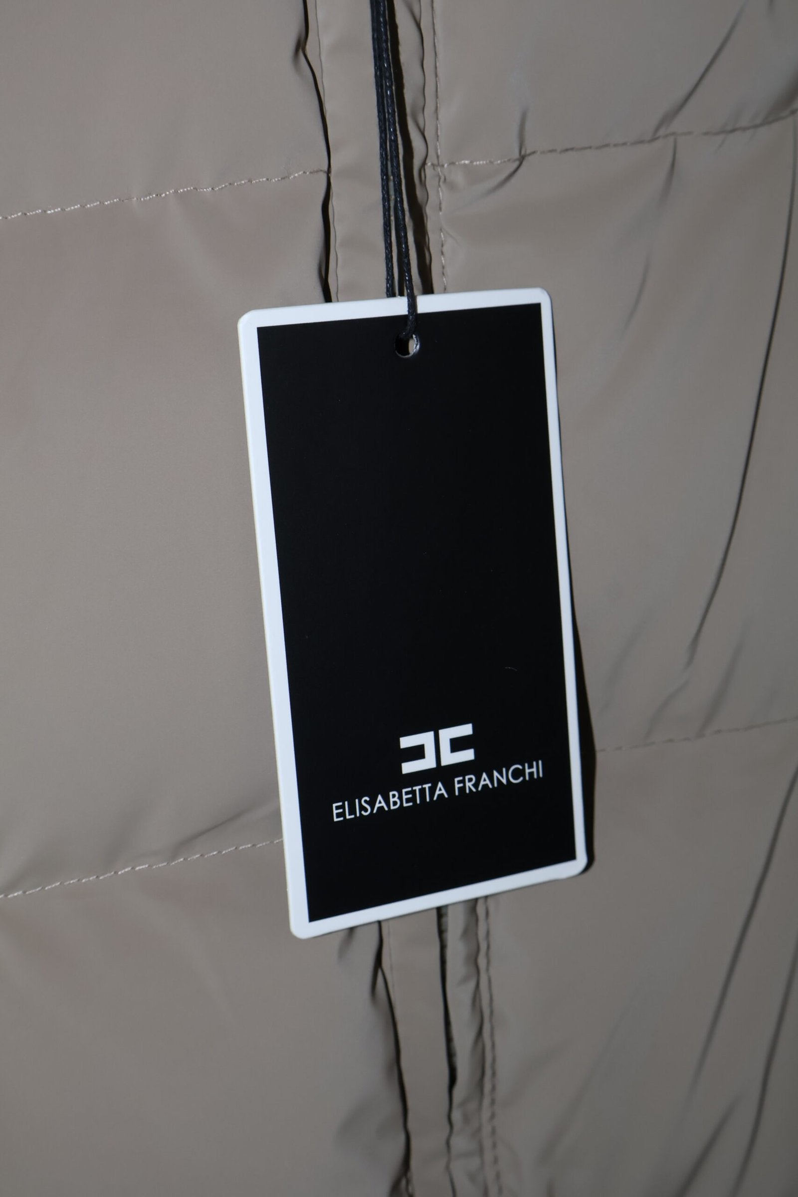 Elisabetta Franchi Beige Down Jakna