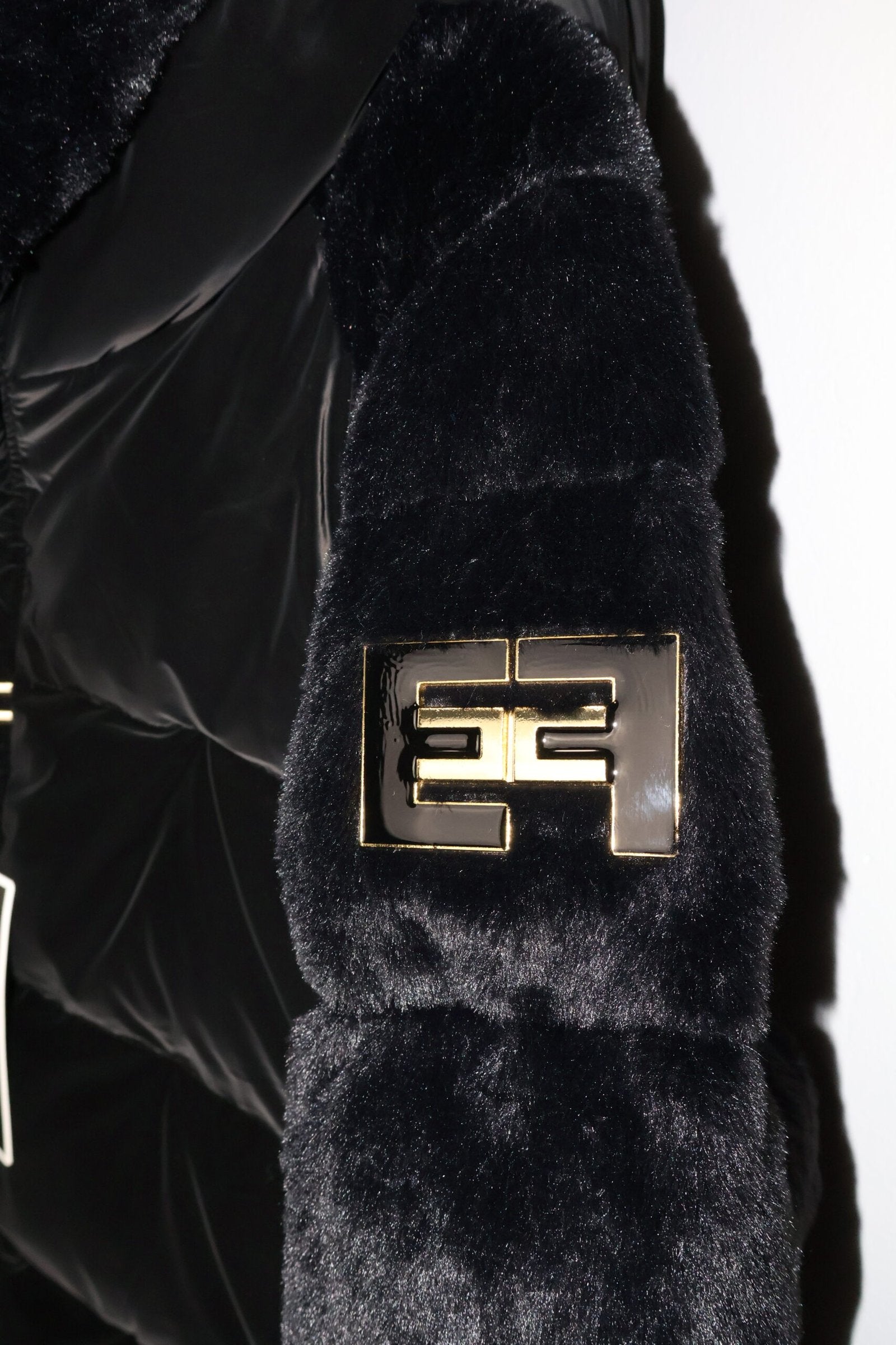 Elisabetta Franchi Black Down Jakna