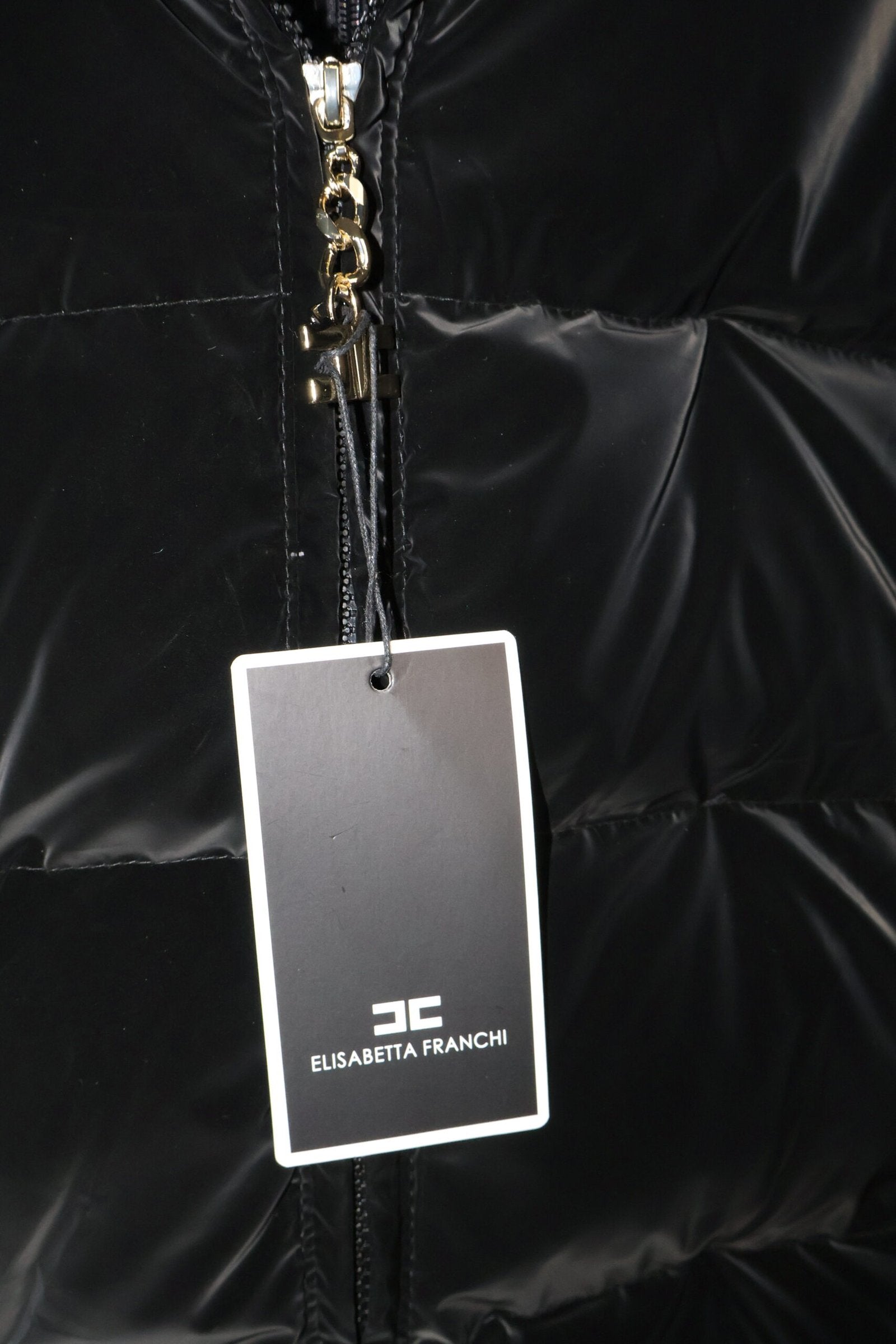 Elisabetta Franchi Black Down Jakna