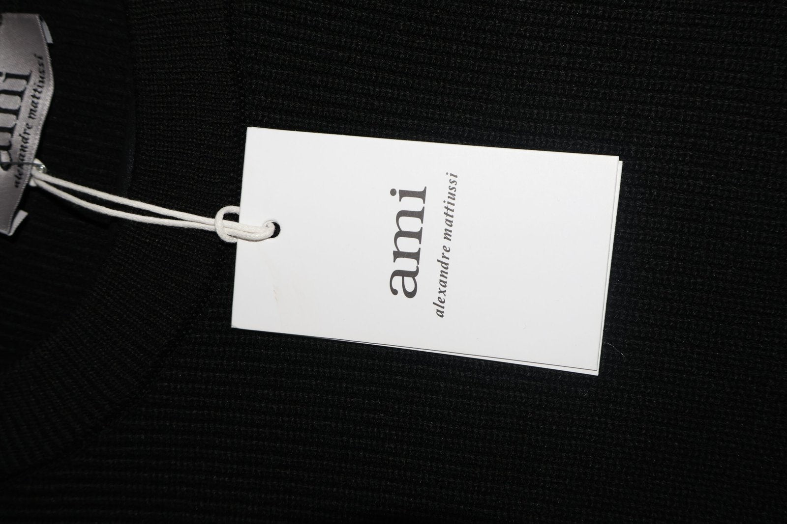 Ami Majica dugih rukava Black / Crna