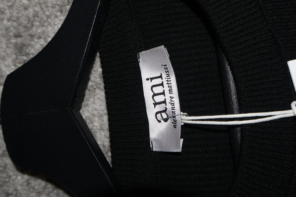 Ami Majica dugih rukava Black / Crna