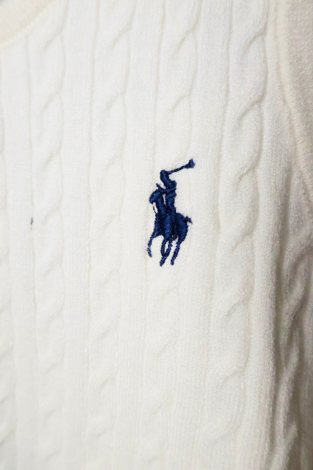 Ralph Lauren majica / white / collar / woolen