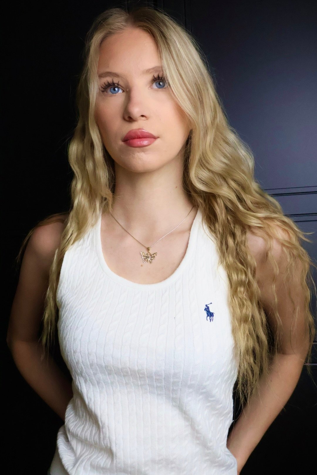 Majica Polo Ralph Lauren bez rukava, pletena, bijela
