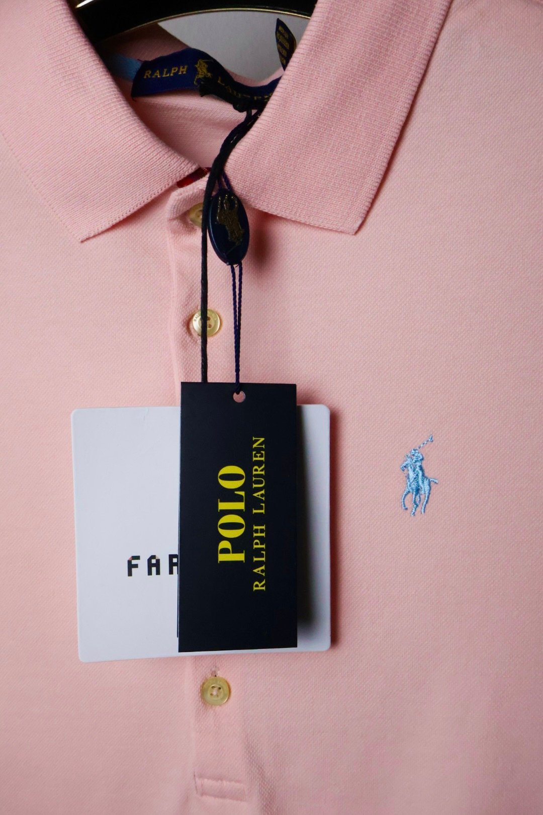Ralph Lauren majica / light pink / collar