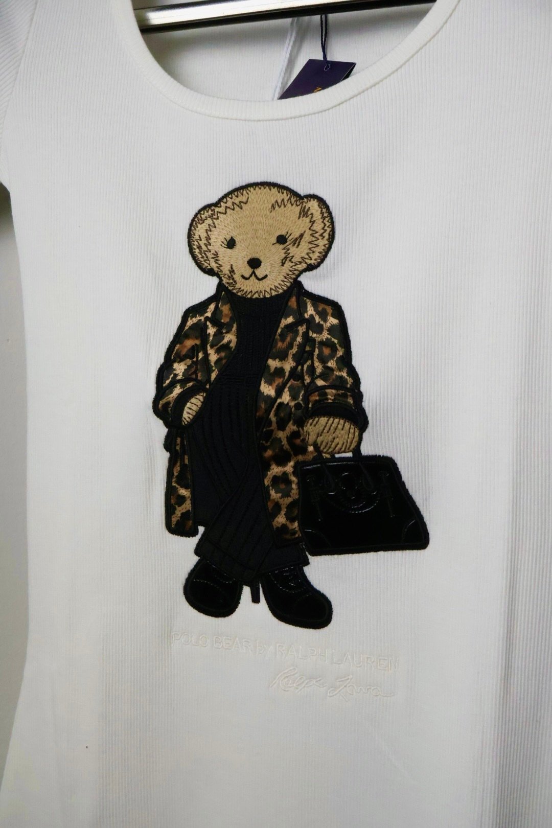 Ralph Lauren haljina / White / polo bear