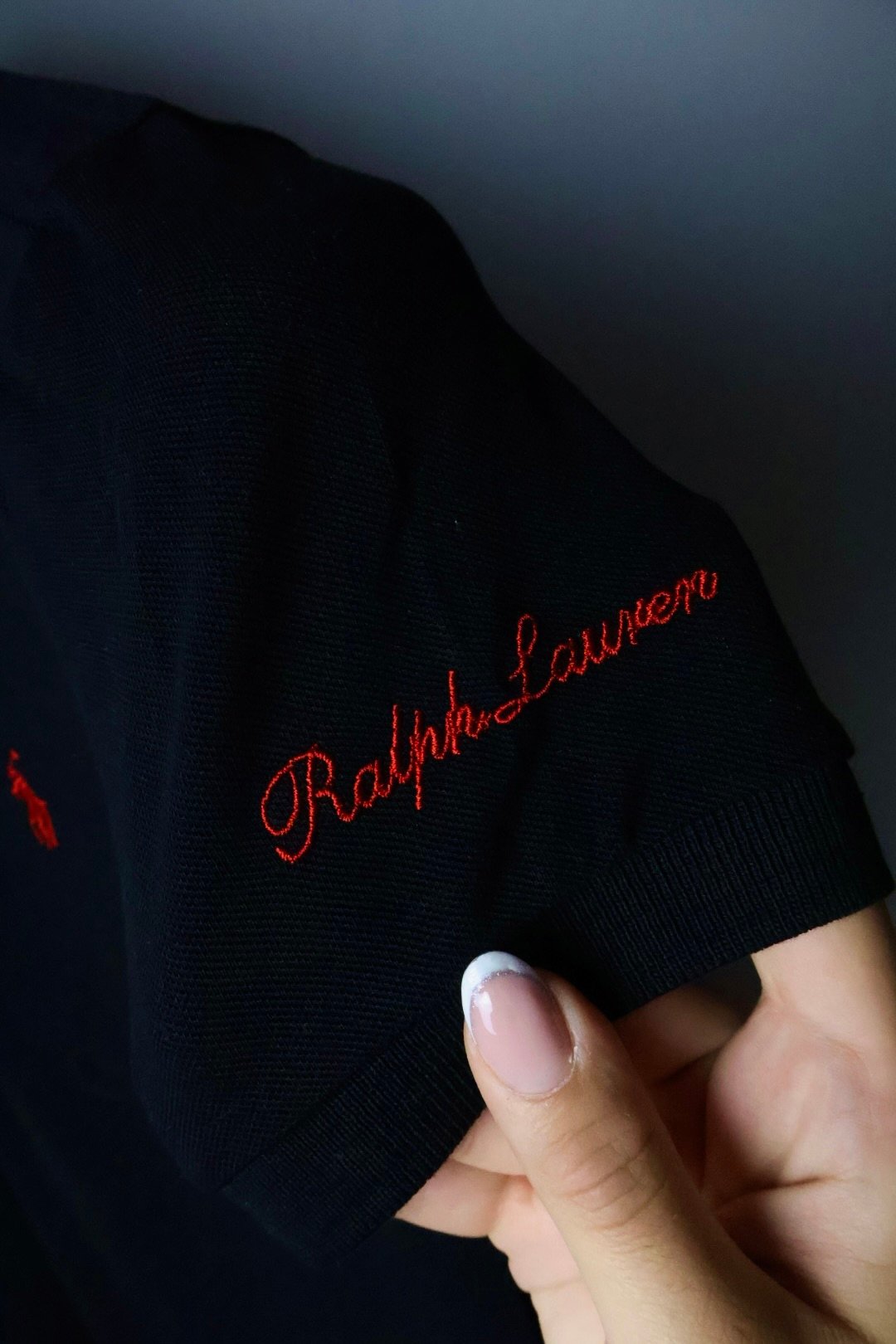 Ralph Lauren haljina / black / red Logo