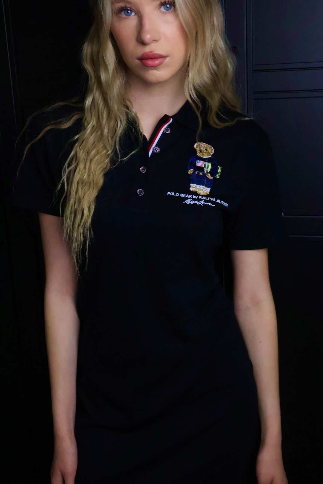 Ralph Lauren haljina / Black / Polo bear
