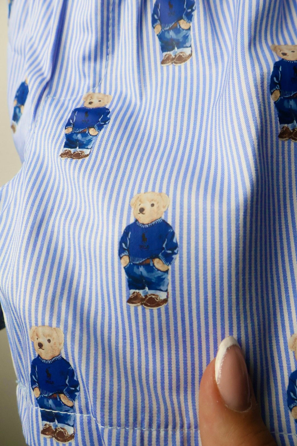 Komplet Ralph Lauren /  White / light blue / polo bear / Kids