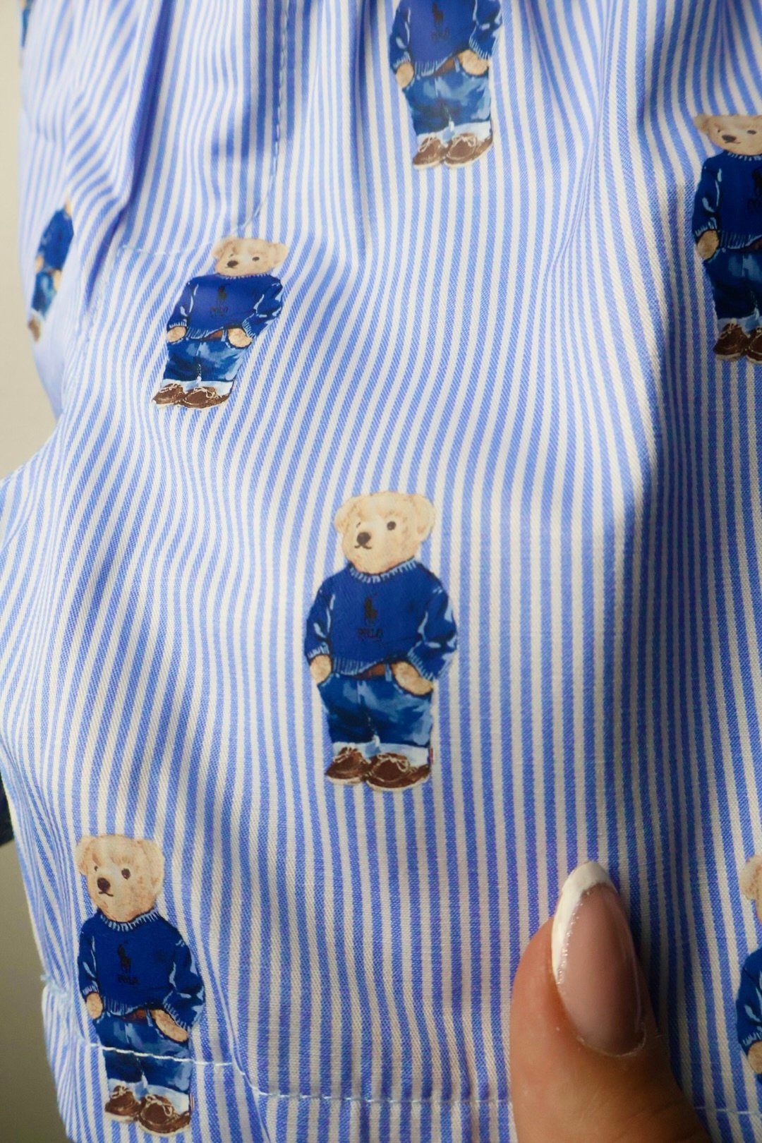 Komplet Ralph Lauren /  White / light blue / polo bear / Kids