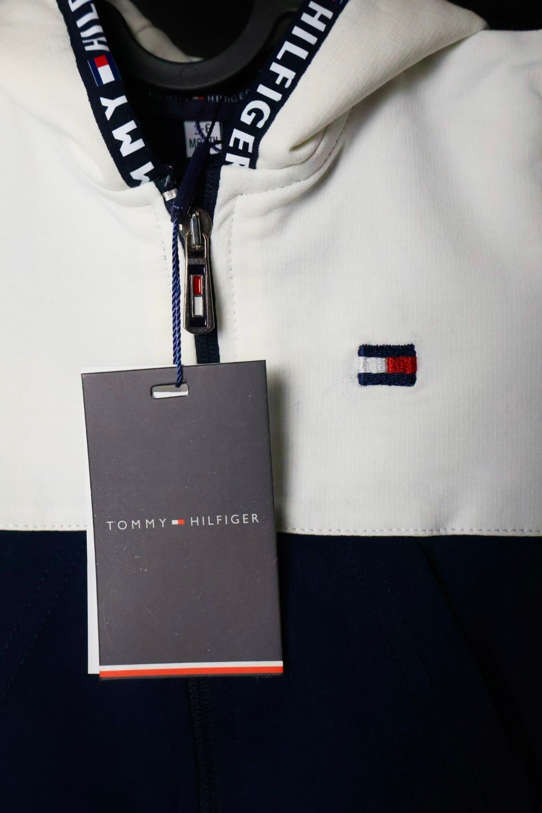 Komplet Tommy Hilfiger /  White / Dark Blue / Kids