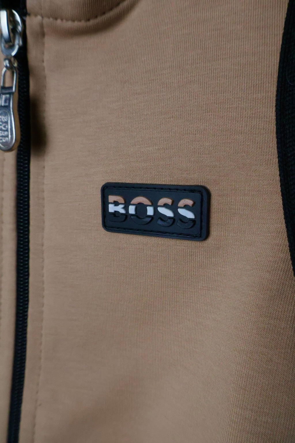 Komplet Boss /  light brown / black and white stripes / Kids