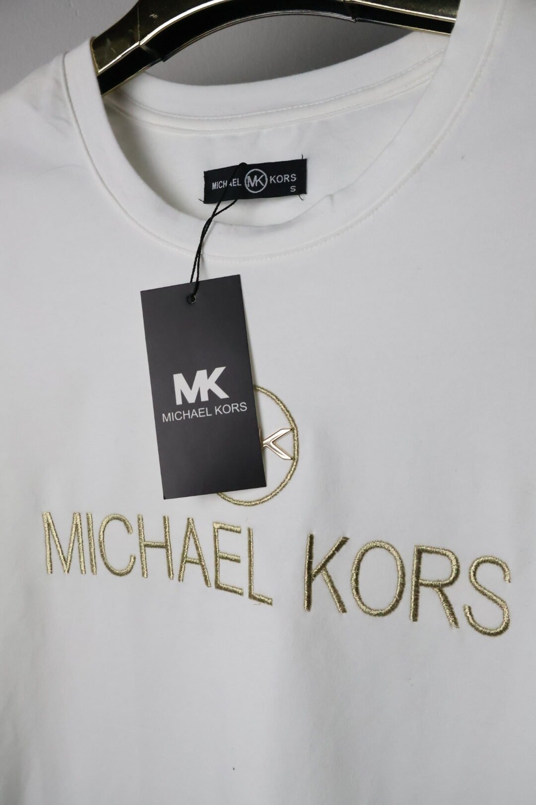 Michael Kors majica / White / gold logo