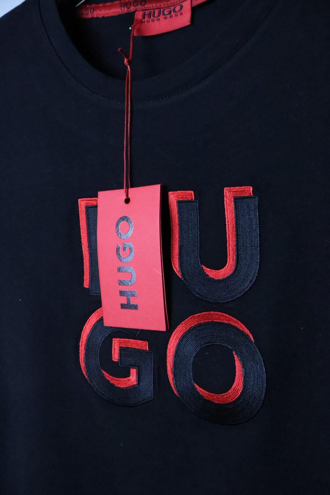 Hugo majica / Black / Red logo