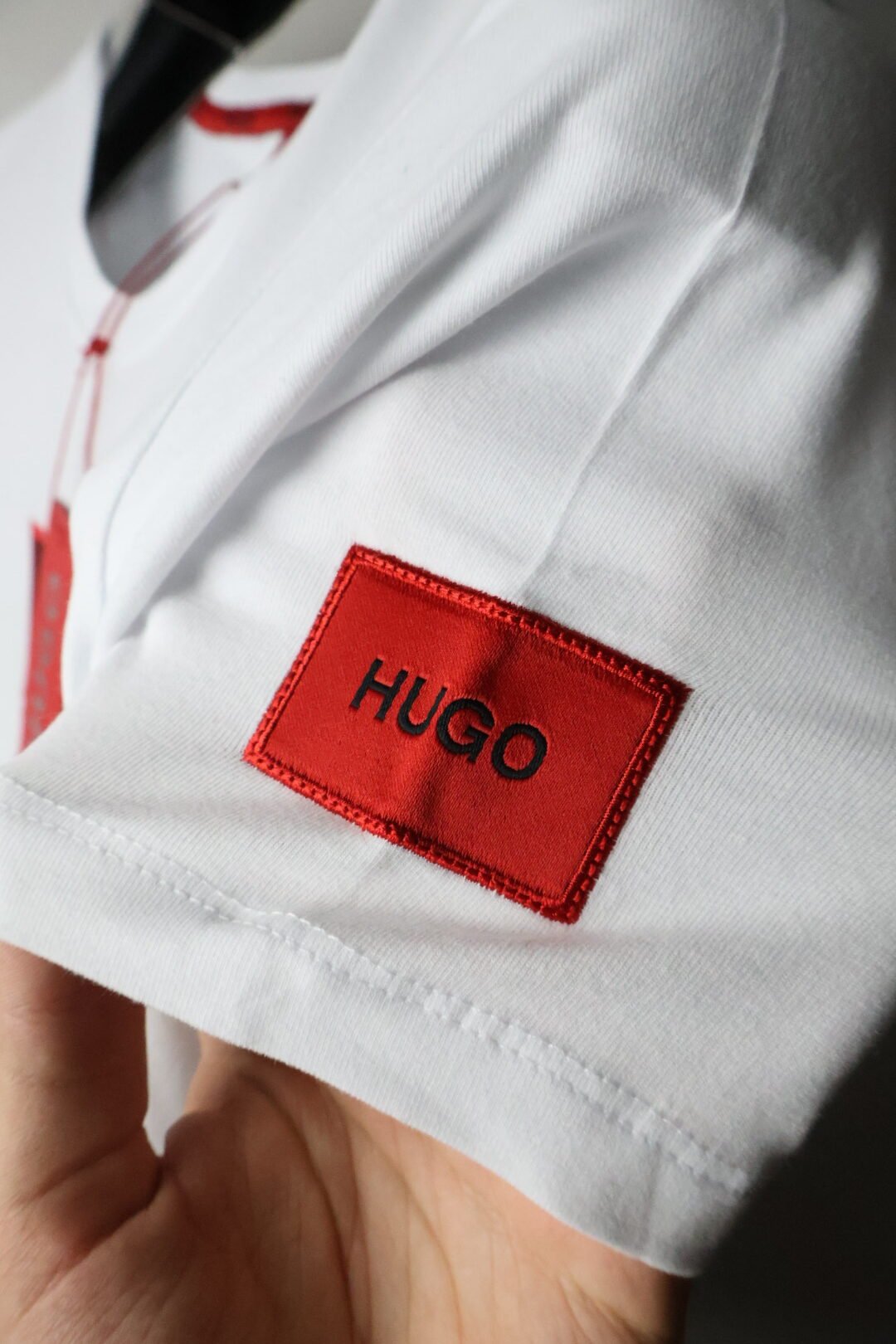 Hugo majica / White / Red logo