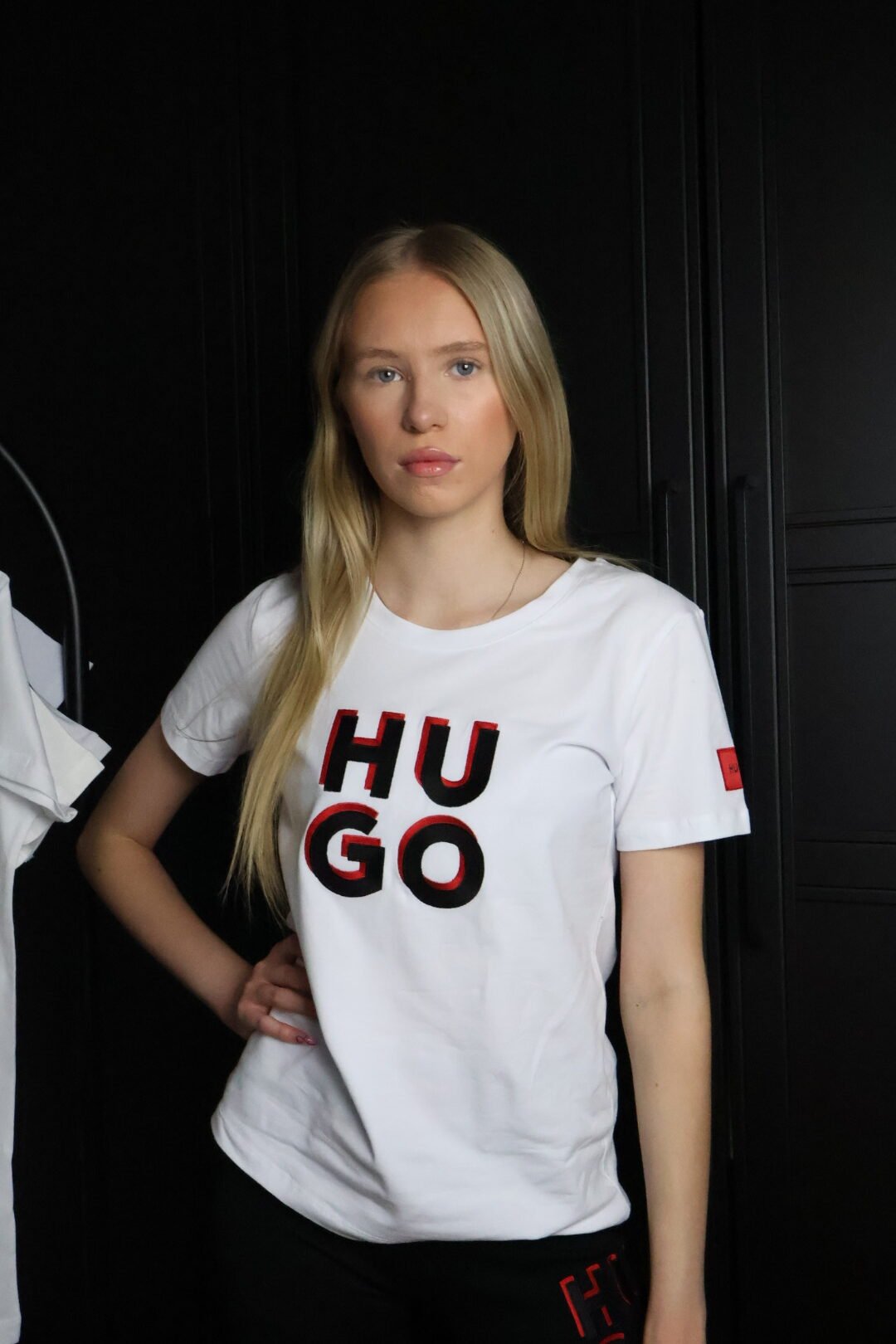 Hugo majica / White / Red logo