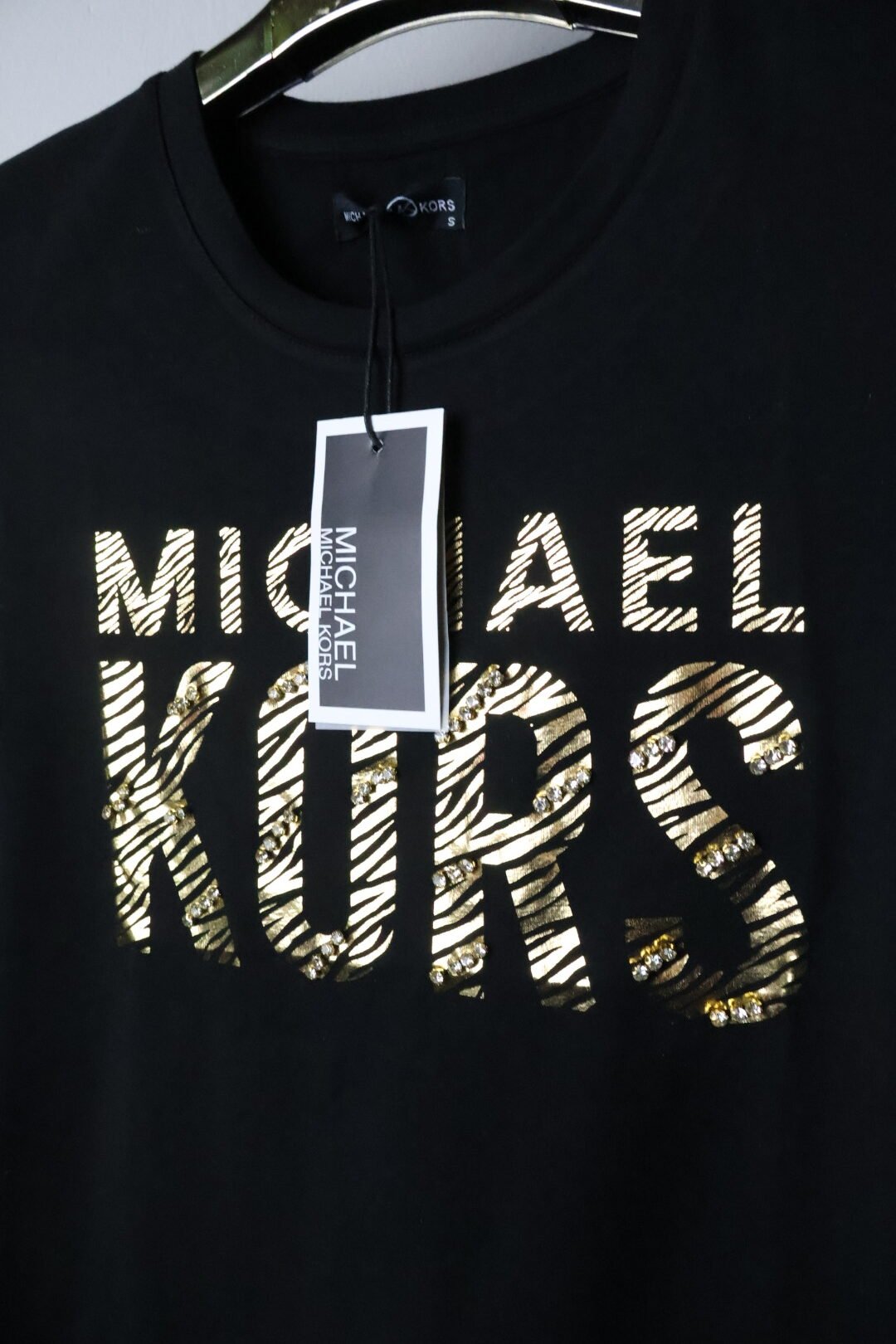 Michael Kors majica / Black / Gold logo