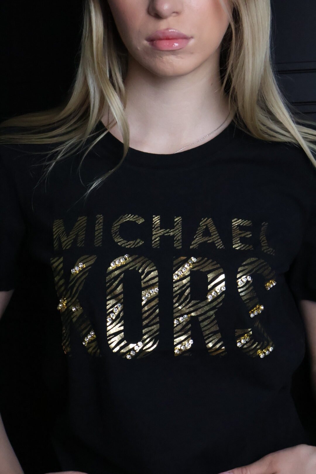 Michael Kors majica / Black / Gold logo