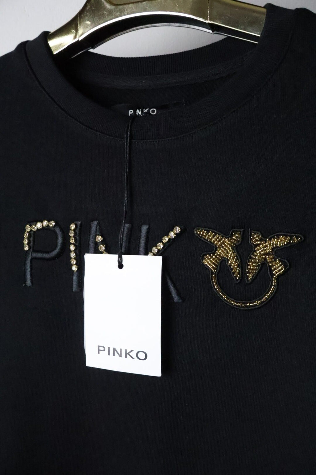 Pinko majica dugih rukava / Black / Black Logo