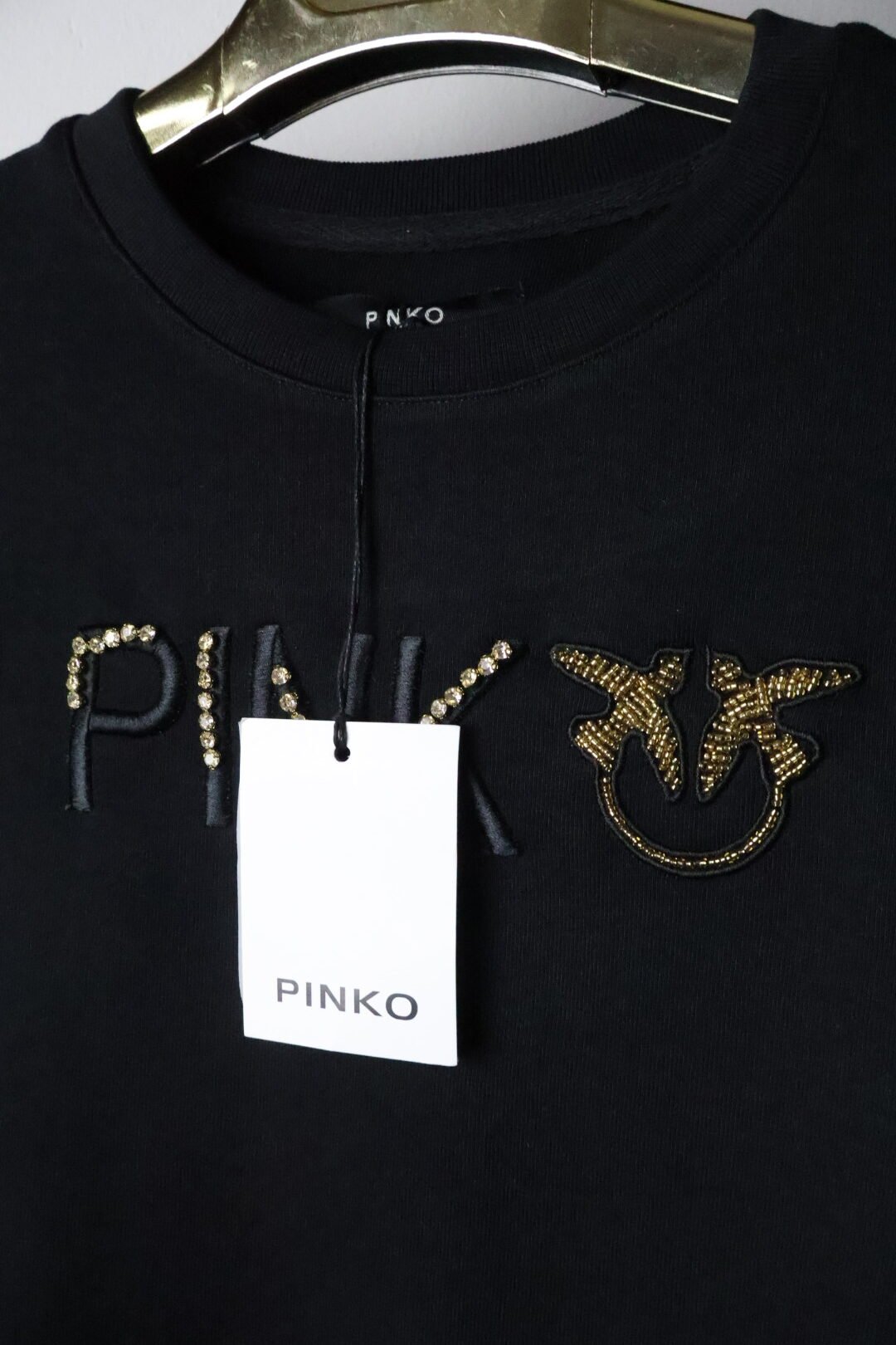 Pinko majica dugih rukava / Black / Black Logo