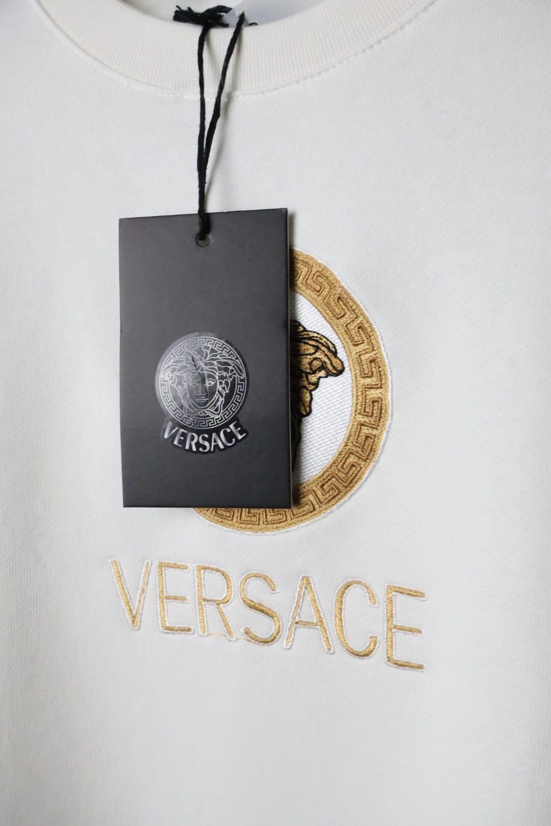 Versace majice dugih rukava / White / Gold Logo