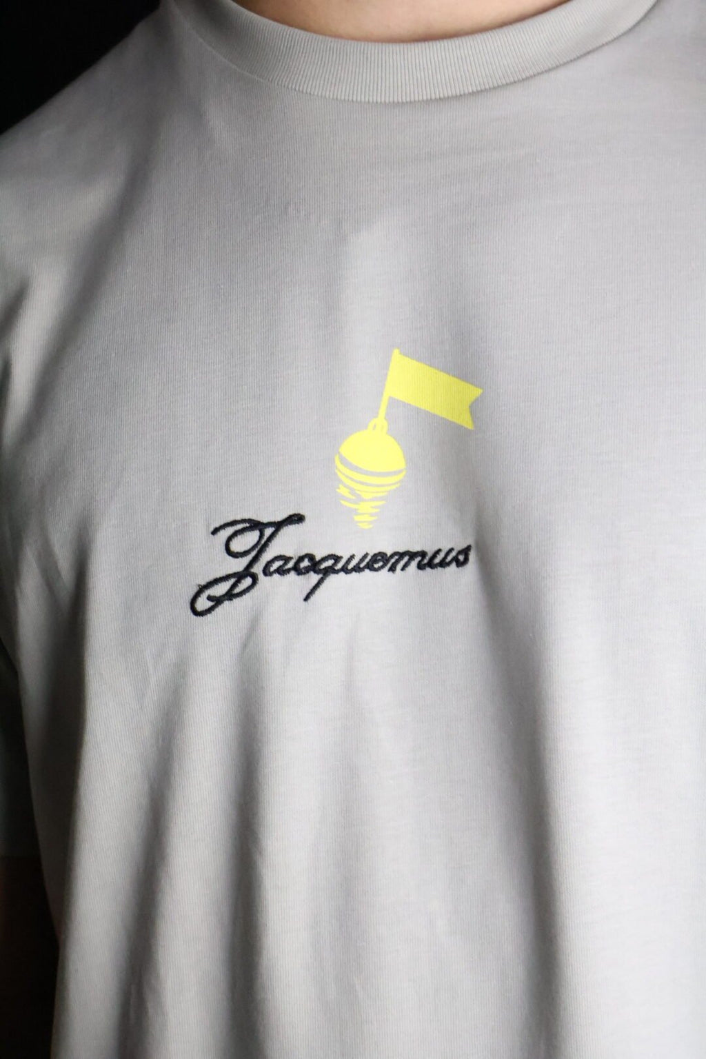 Majica Jacquemus kratki rukav siva