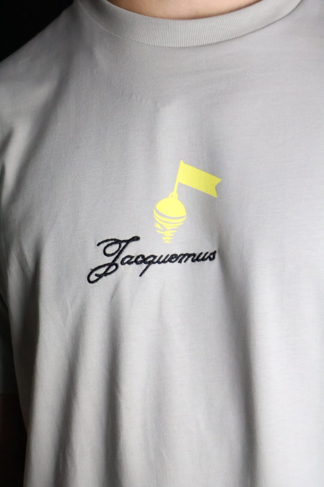 Majica Jacquemus kratki rukav siva
