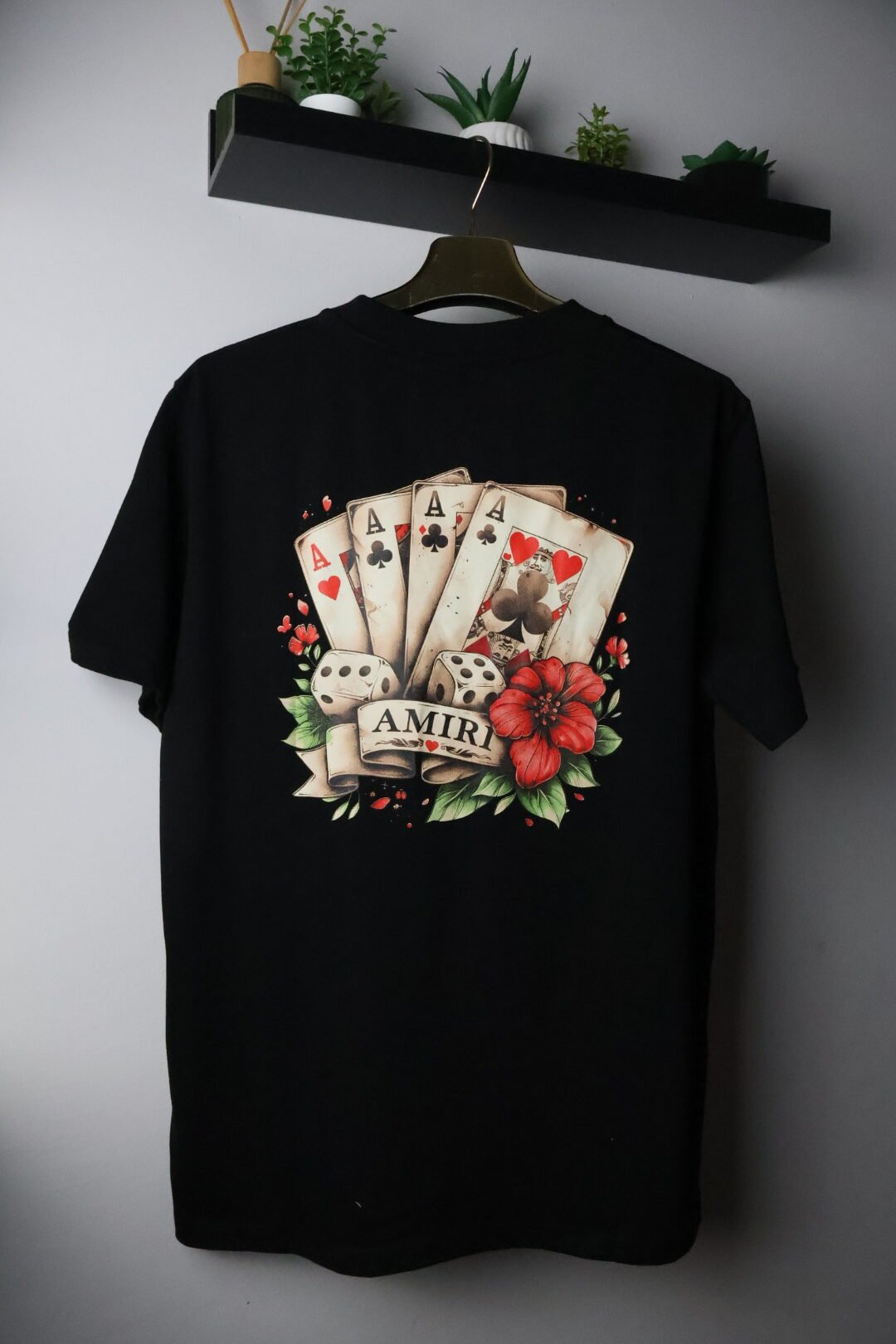 Majica Amiri kratki rukav crna