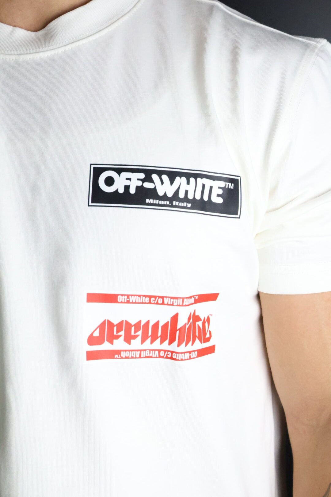 Majica Off-White kratki rukavi bijela