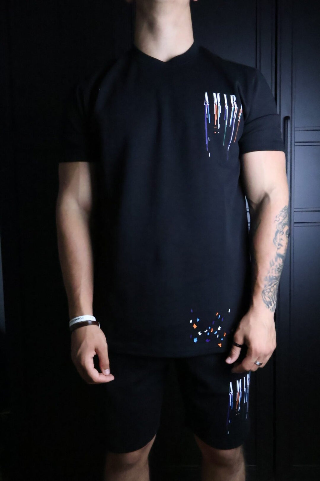 Amiri muški komplet - CRNI