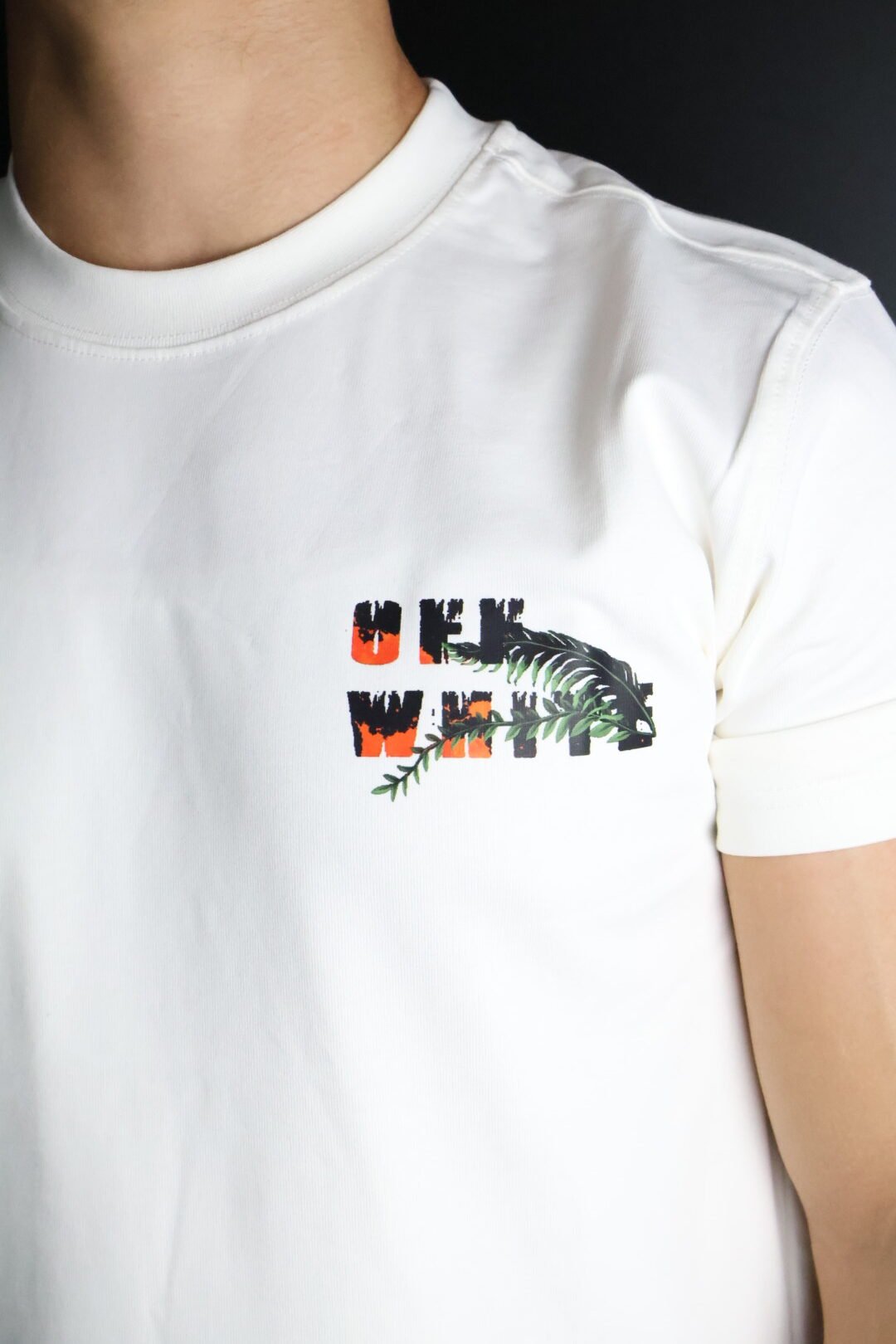 Majica Off-White kratki rukavi bijela KAWS