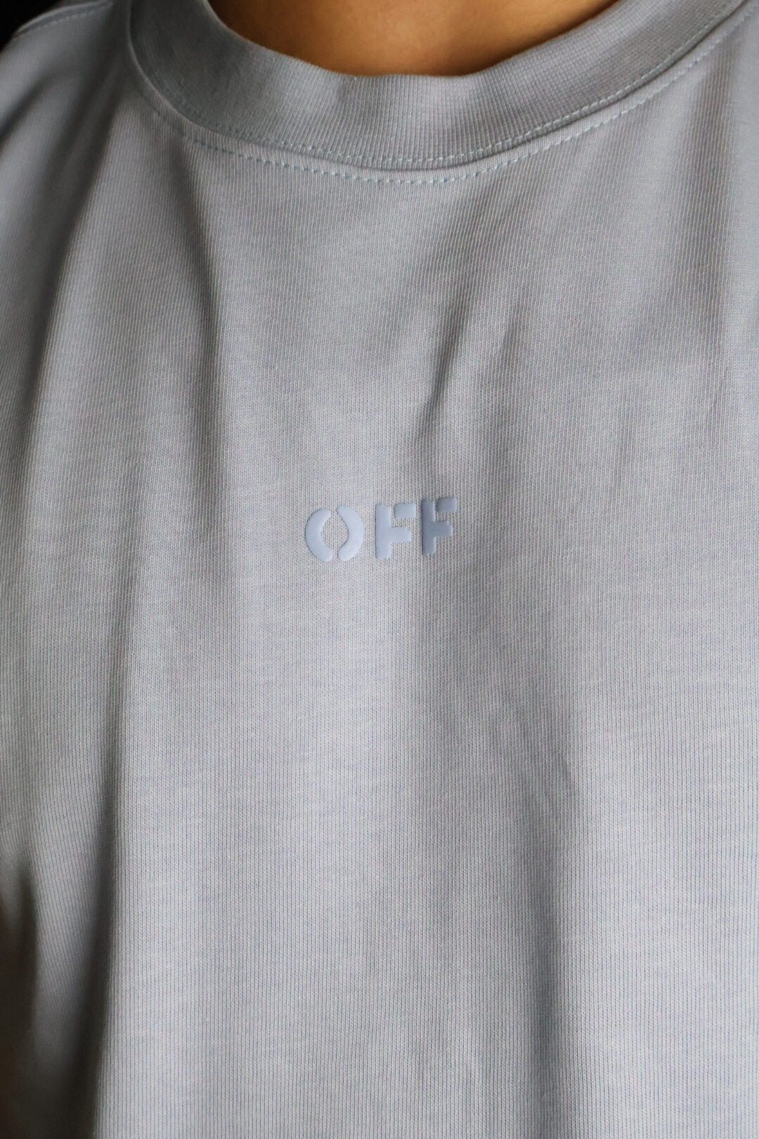 Majica Off-White kratki rukavi plava