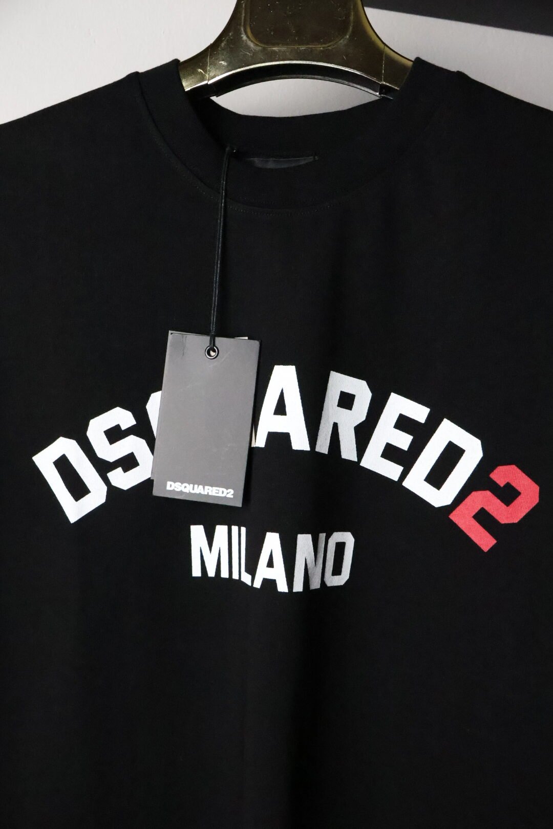 Majica Dsquared2 kratki rukavi crna Milano