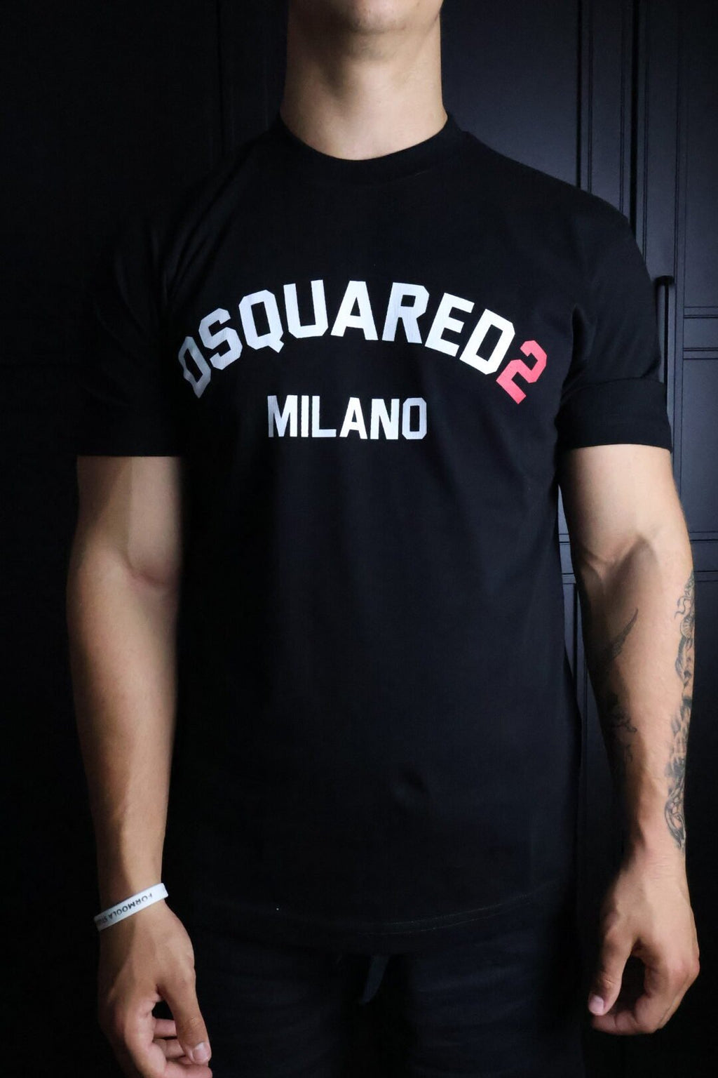 Majica Dsquared2 kratki rukavi crna Milano