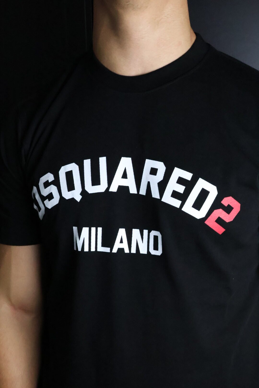 Majica Dsquared2 kratki rukavi crna Milano