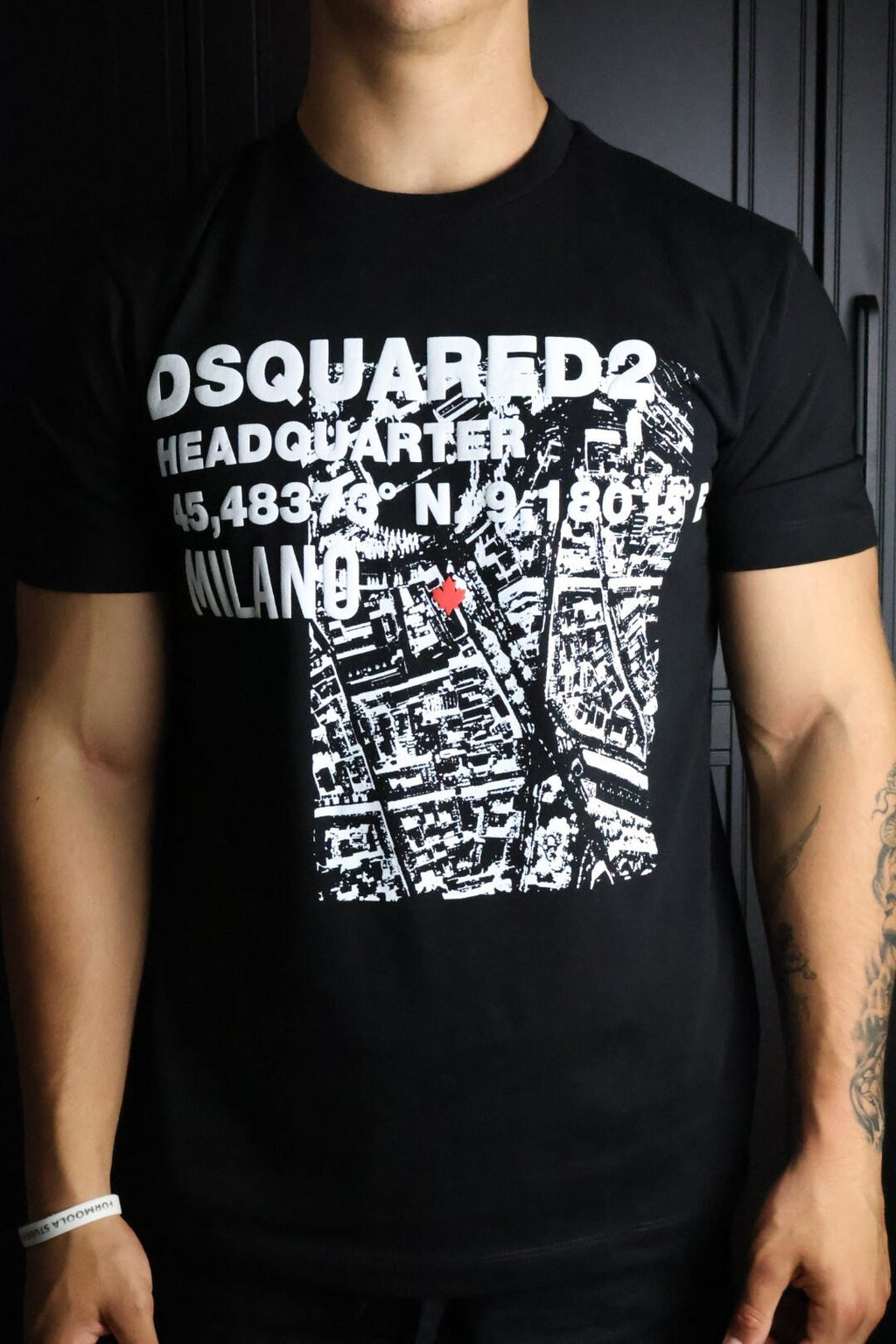 Majica Dsquared2 kratki rukavi crna