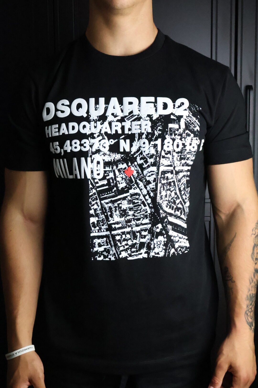Majica Dsquared2 kratki rukavi crna