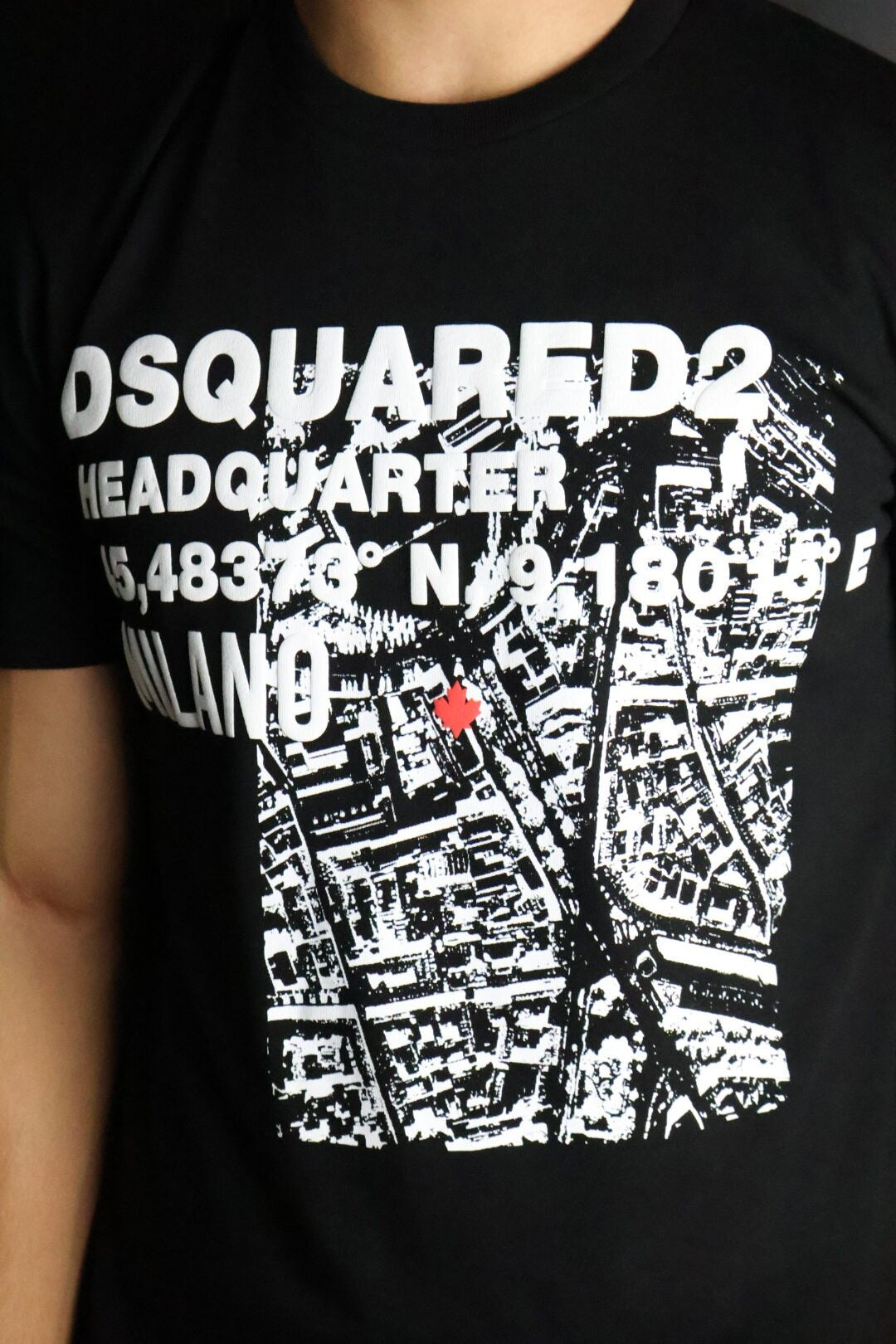 Majica Dsquared2 kratki rukavi crna