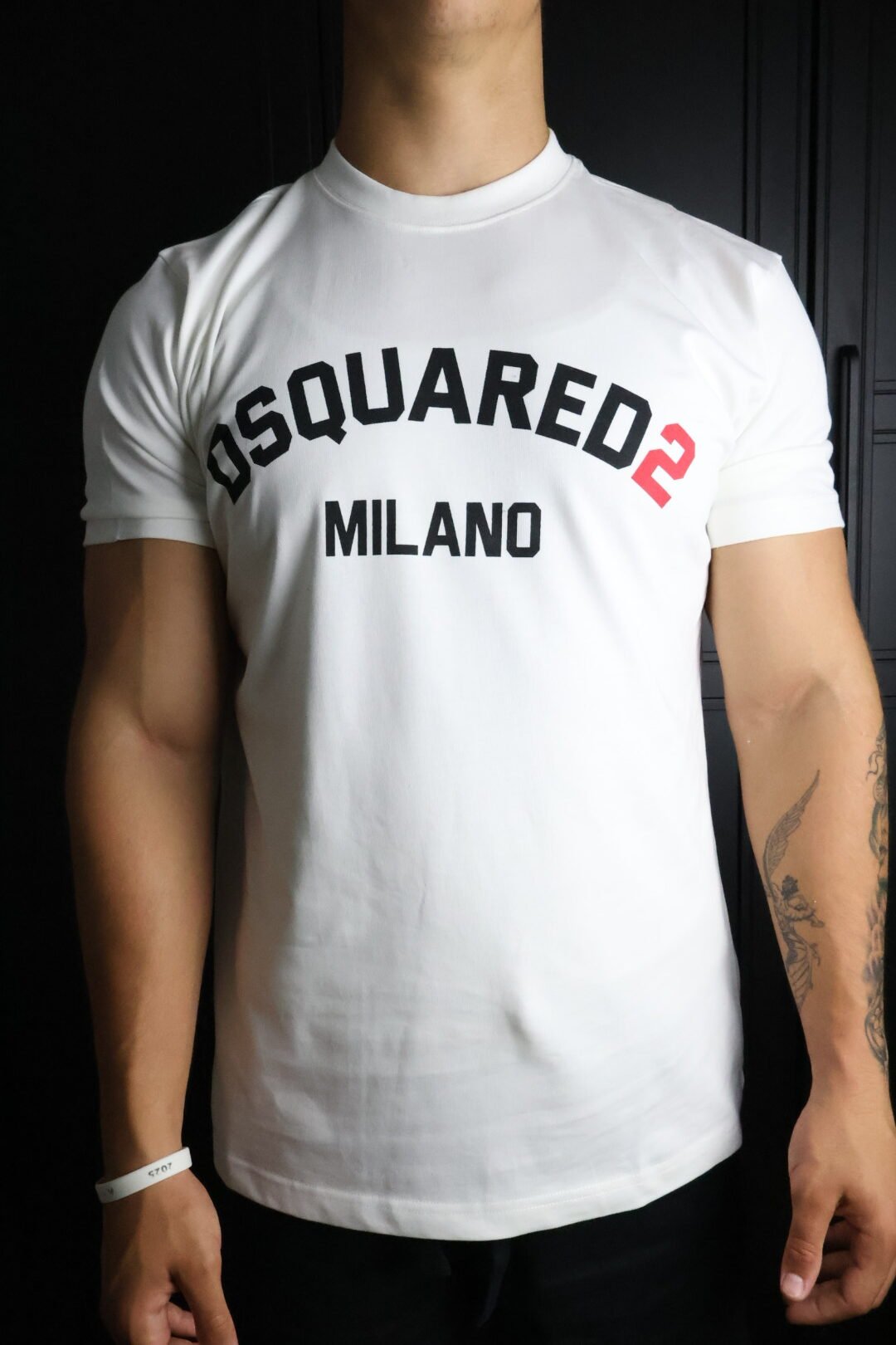 Majica Dsquared2 kratki rukavi bijela Milano
