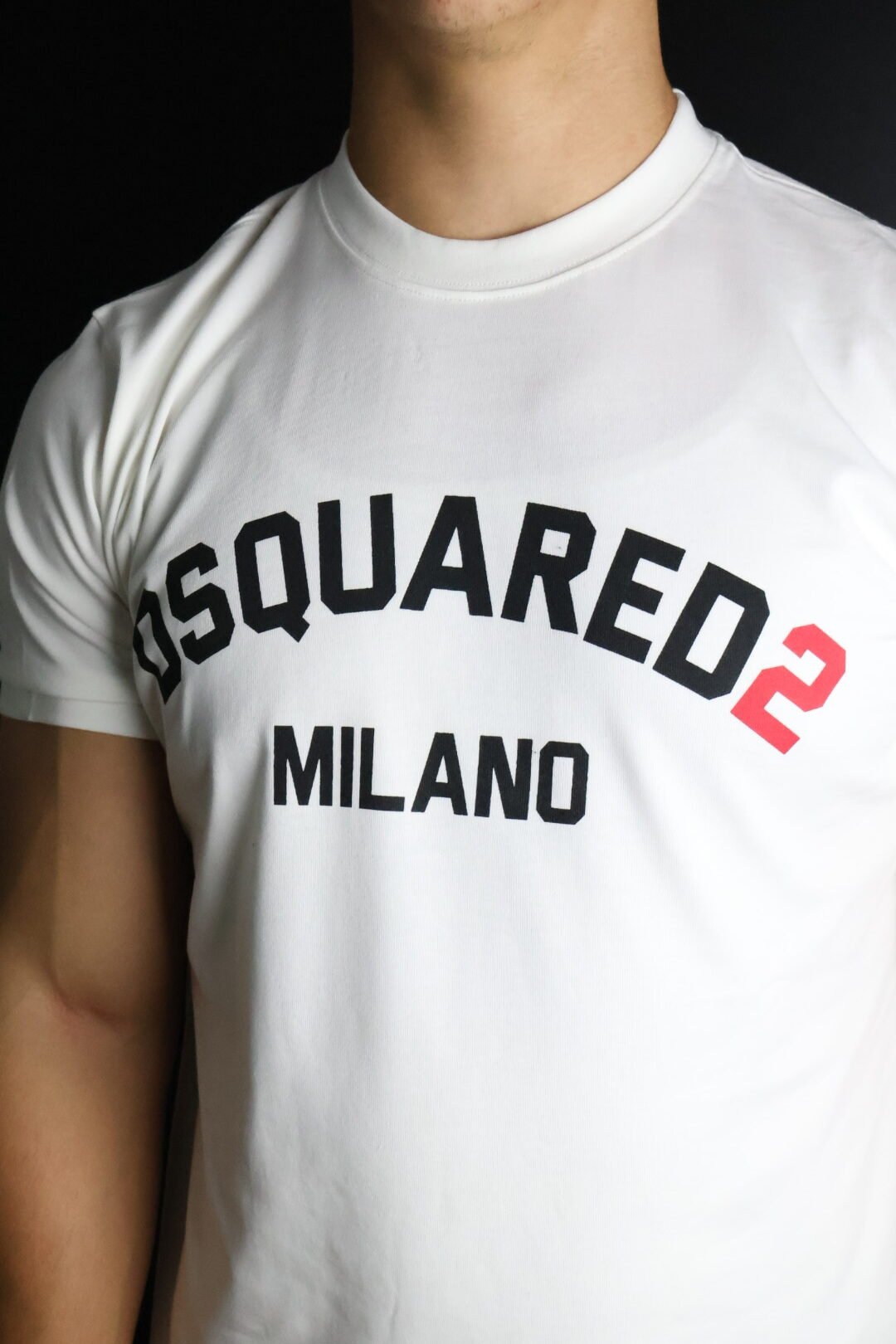 Majica Dsquared2 kratki rukavi bijela Milano
