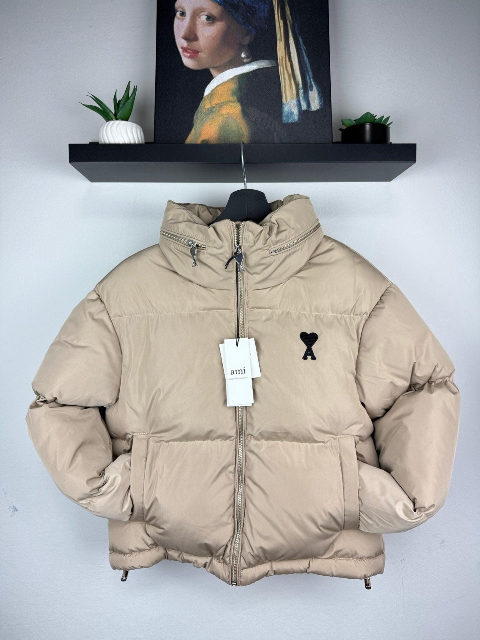 Ami Down Jakna Beige