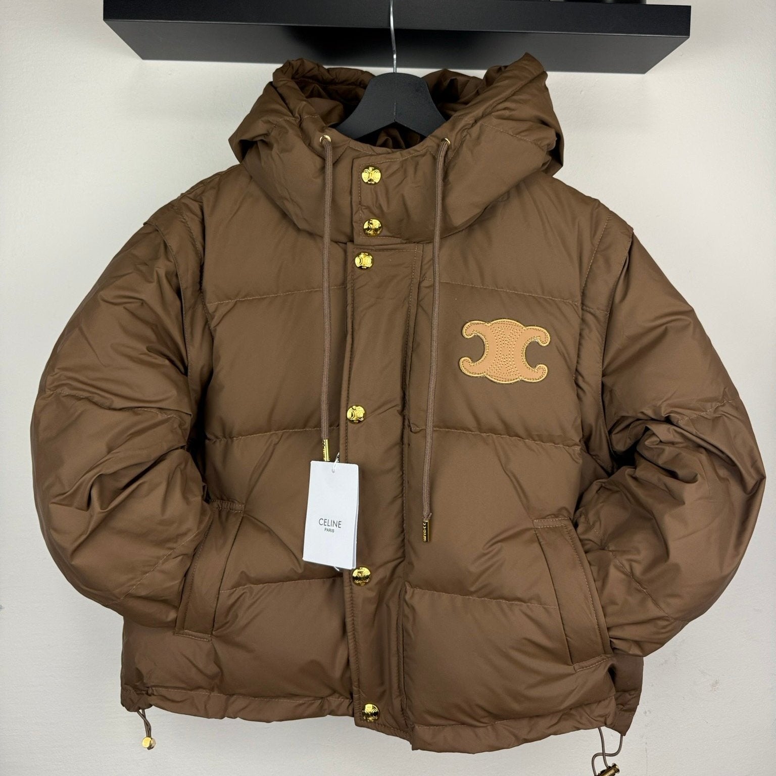 Celine Down Jakna Brown