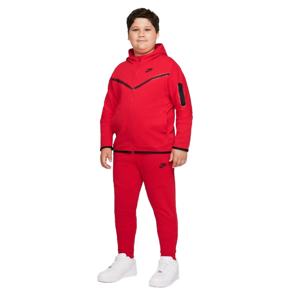 Komplet Nike Tech Fleece "Red" Kids