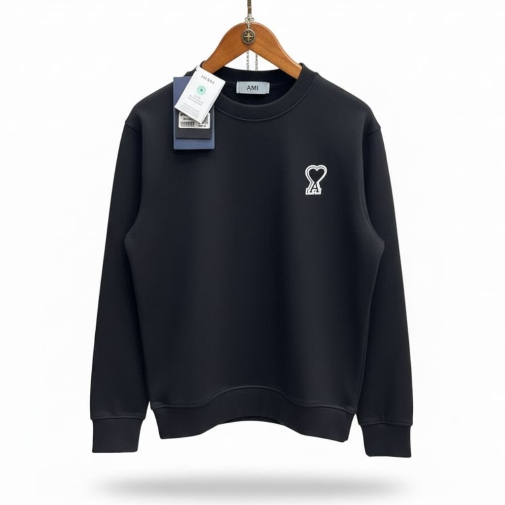 Ami Majica dugi rukav "Black"